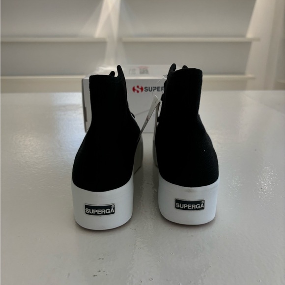 Superga 2708 High Top Sneakers Black 37.5 - Picture 4 of 6